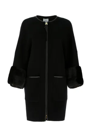 Agnona Fur Trim Coat