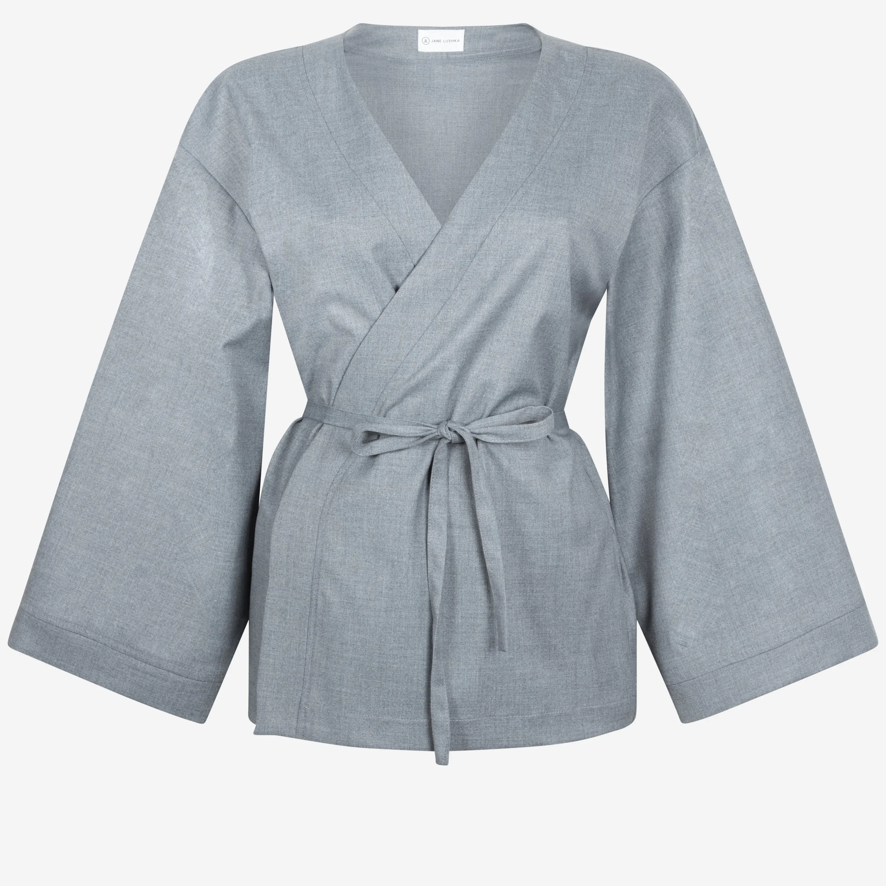 Alvera Blazer Kimono | Grey