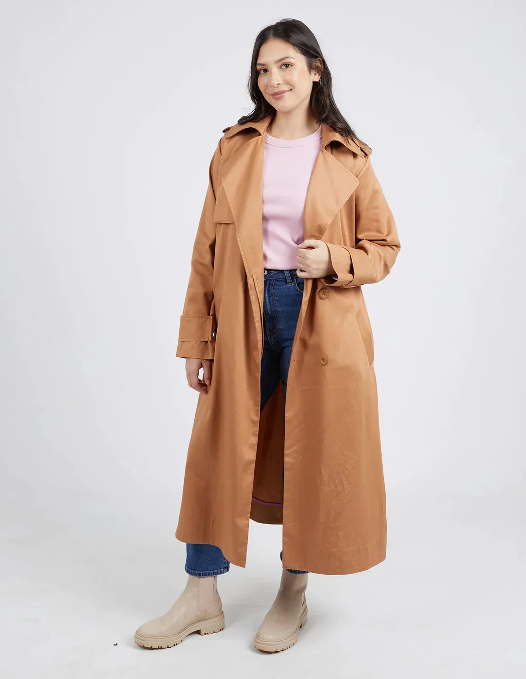 Annabelle Trench Coat - Tan