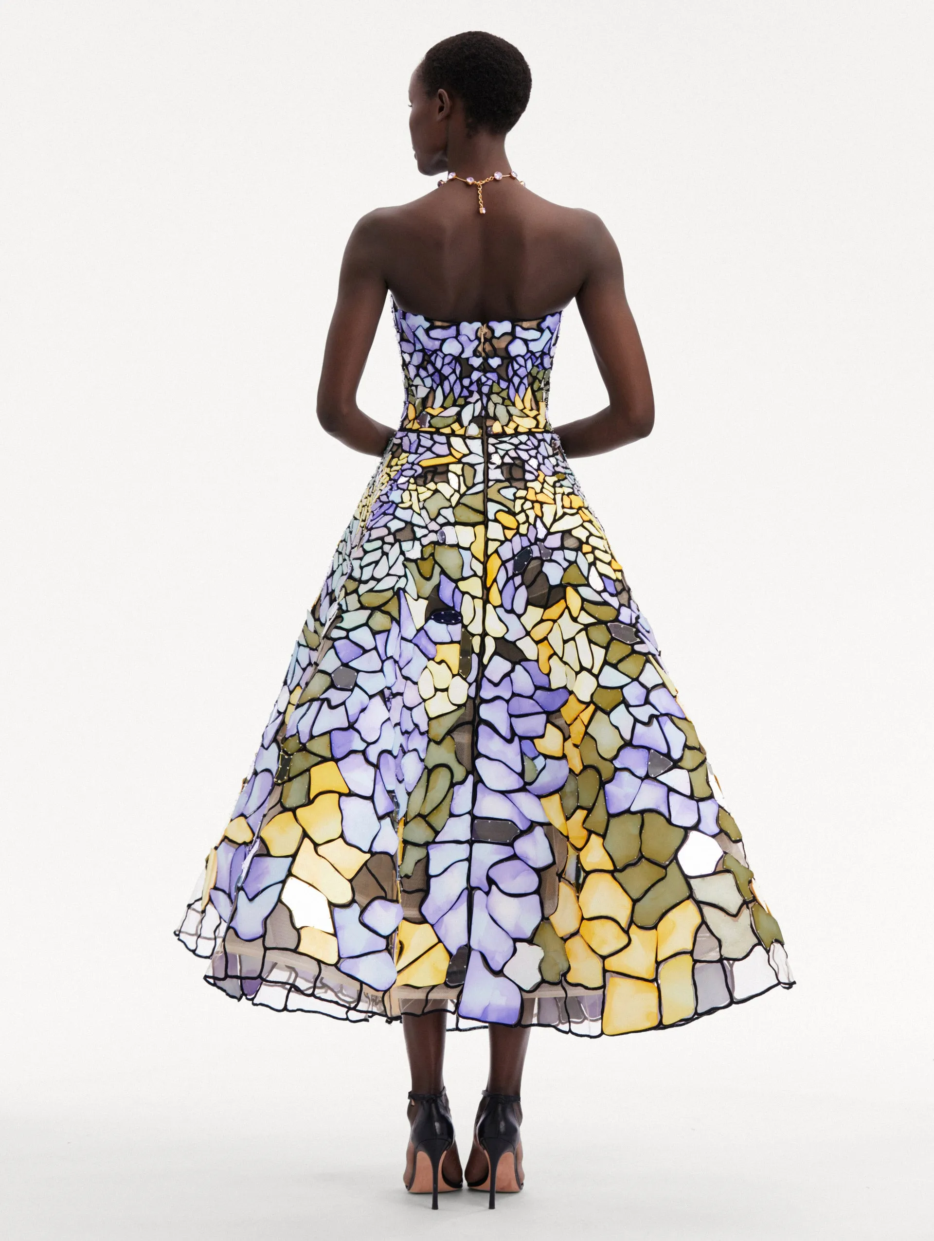 Art Nouveau Stain Glass Gown