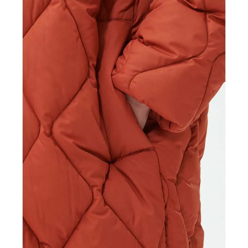 Barbour Samphire Ladies Quilted Coat - Spiced Pumpkin