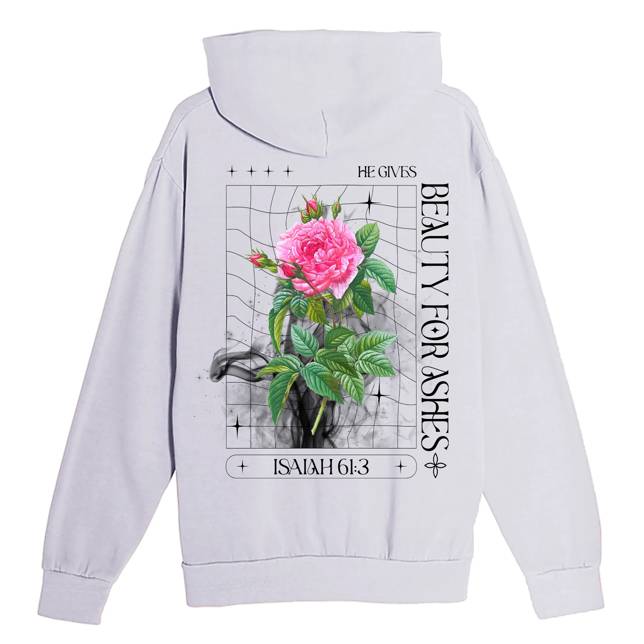 Beauty For Ashes Pullover Hoodie - Lunar Rock