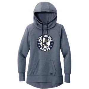 BLC Hermantown Hawks New Era® Ladies Tri-Blend Fleece Pullover Hoodie