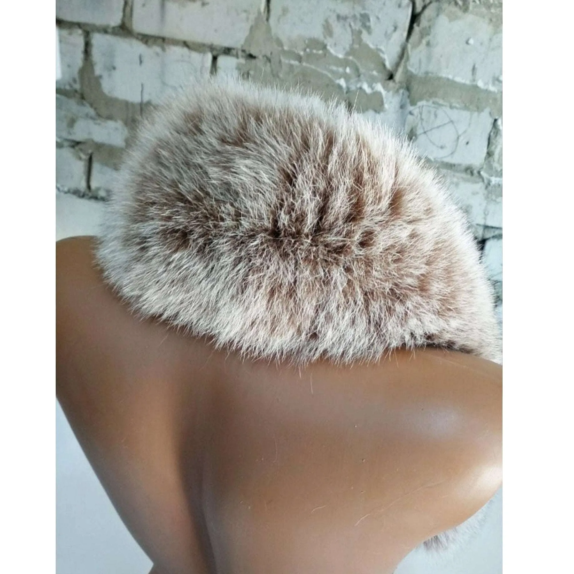 BY ORDER (not Tail) XL Extra Large Real Fox Fur Trim Hood, Fur collar trim, Fox Fur Collar, Fur Scarf, Fur Ruff, Fox Fur Hood, Jacket