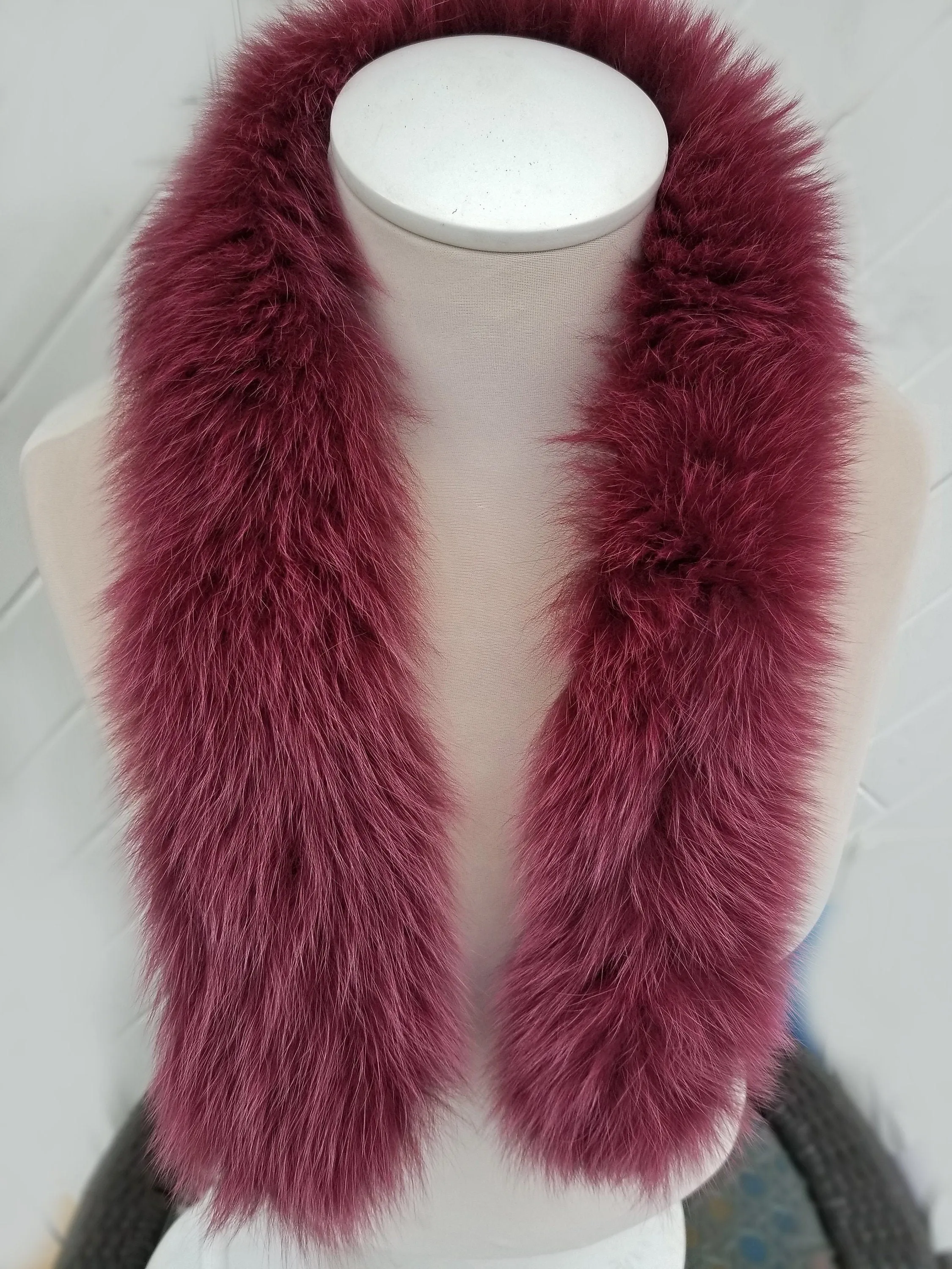 BY ORDER, Real Fox Fur (not Tail) Trim Hood, Fur collar trim, Fox Fur Collar, Fur Scarf, Fur Ruff, Fur Hood, Fur stripe, Coat Trim