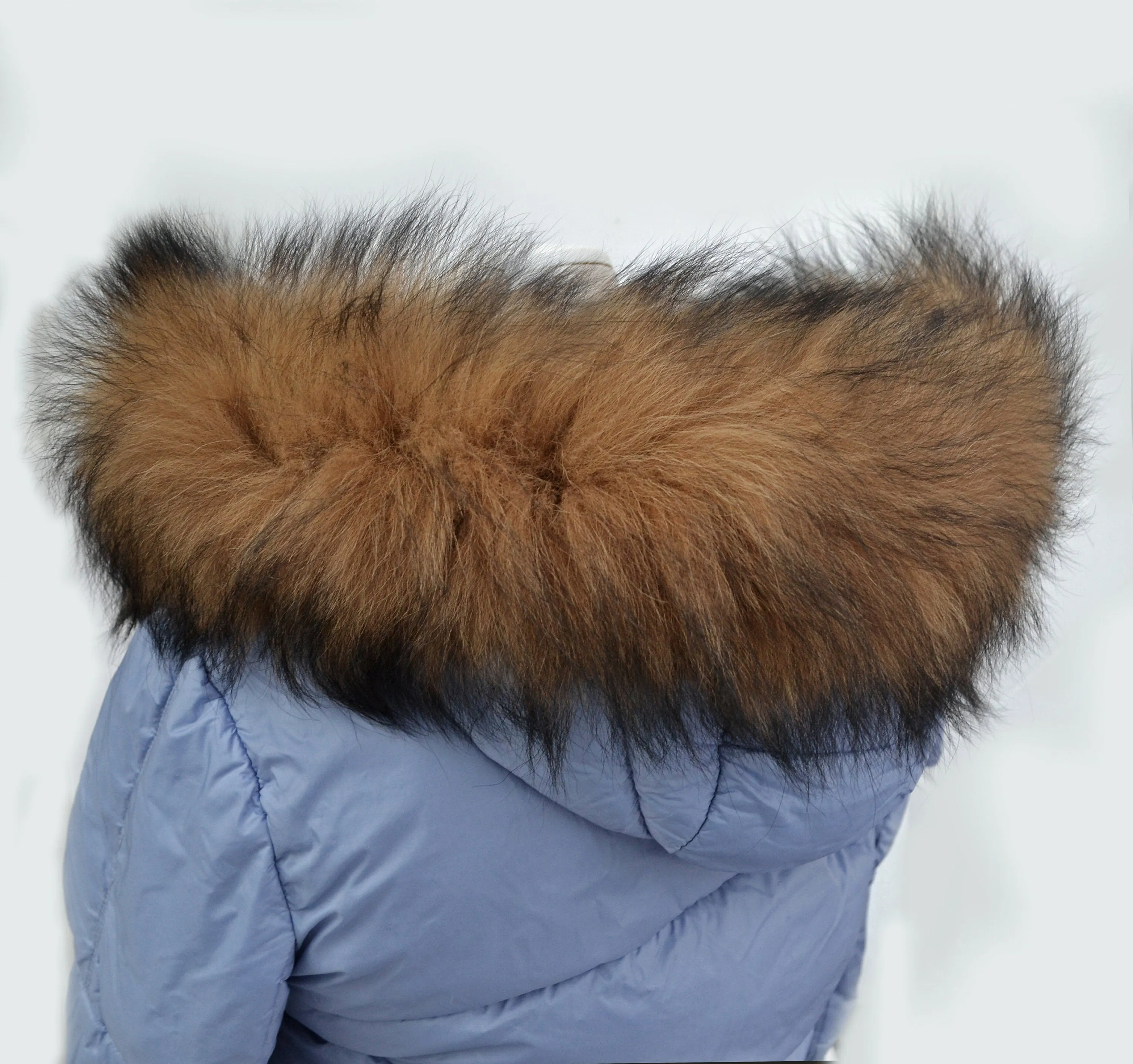 BY ORDER XL Double Real Fox Fur (Tail) Trim Hood like Raccoon, Fur collar trim, Fox Fur Collar, Fur Scarf, Fur Ruff, Fox Fur Hood, Fur