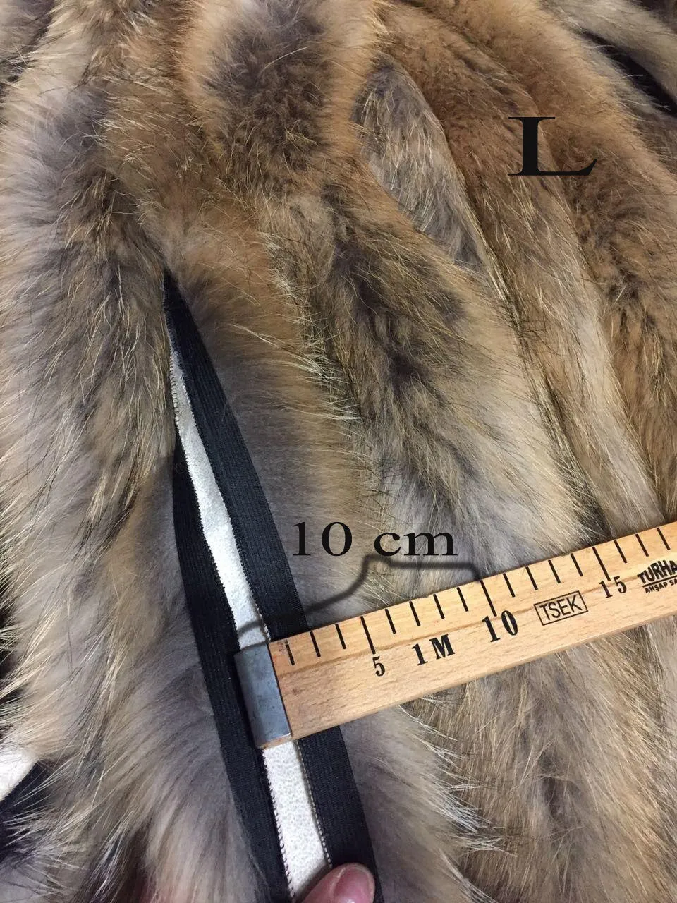 BY ORDER XXL Extra Large Finnish Raccoon Fur Collar, Fur Trim Hoodie, Raccoon Fur Collar, Fur Scarf, Fur Ruff, Raccoon Fur Hood, Raccoon Fur