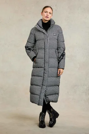 Camden Longline Coat (Houndstooth)