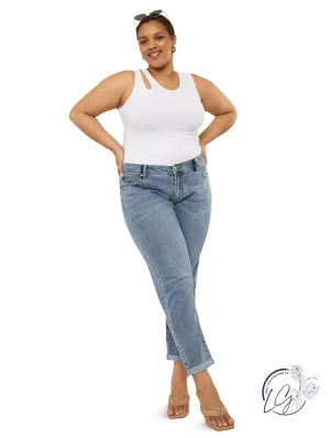 Curvy Milla Mid Rise Jeans By KanCan