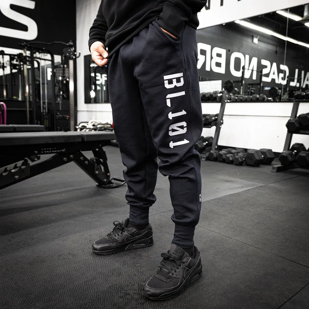 Diamond Relaxed Fit Joggers - Black/White