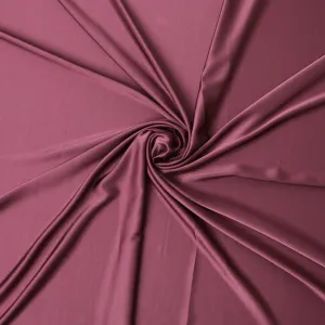 Enchanting Mauve Crepe Satin Fabric - 140cm Wide - D18271