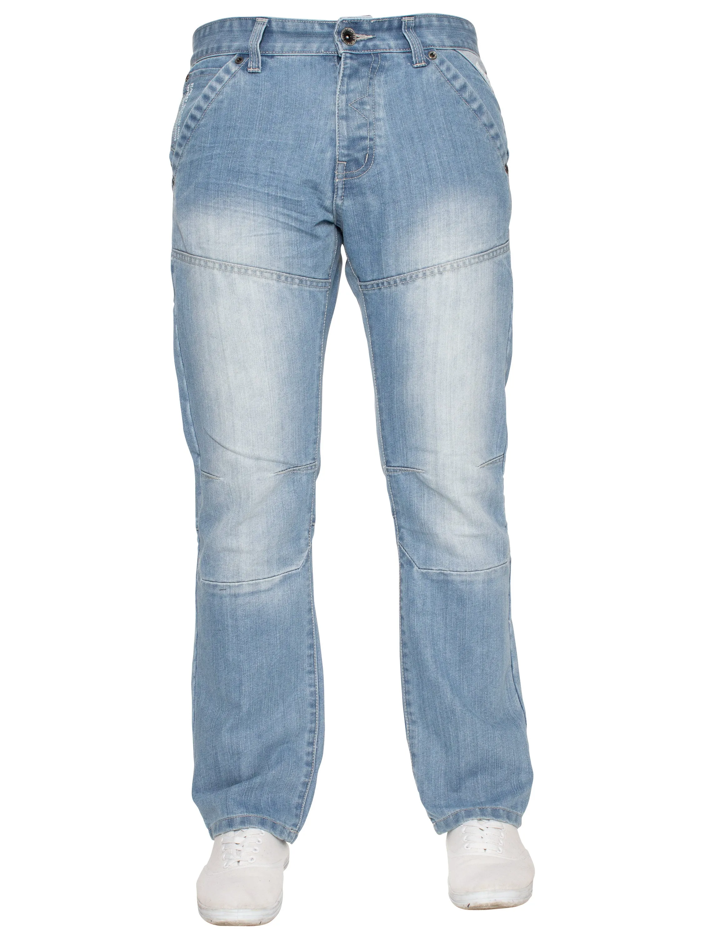 Enzo | Mens Miguel Straight Leg Denim Jeans