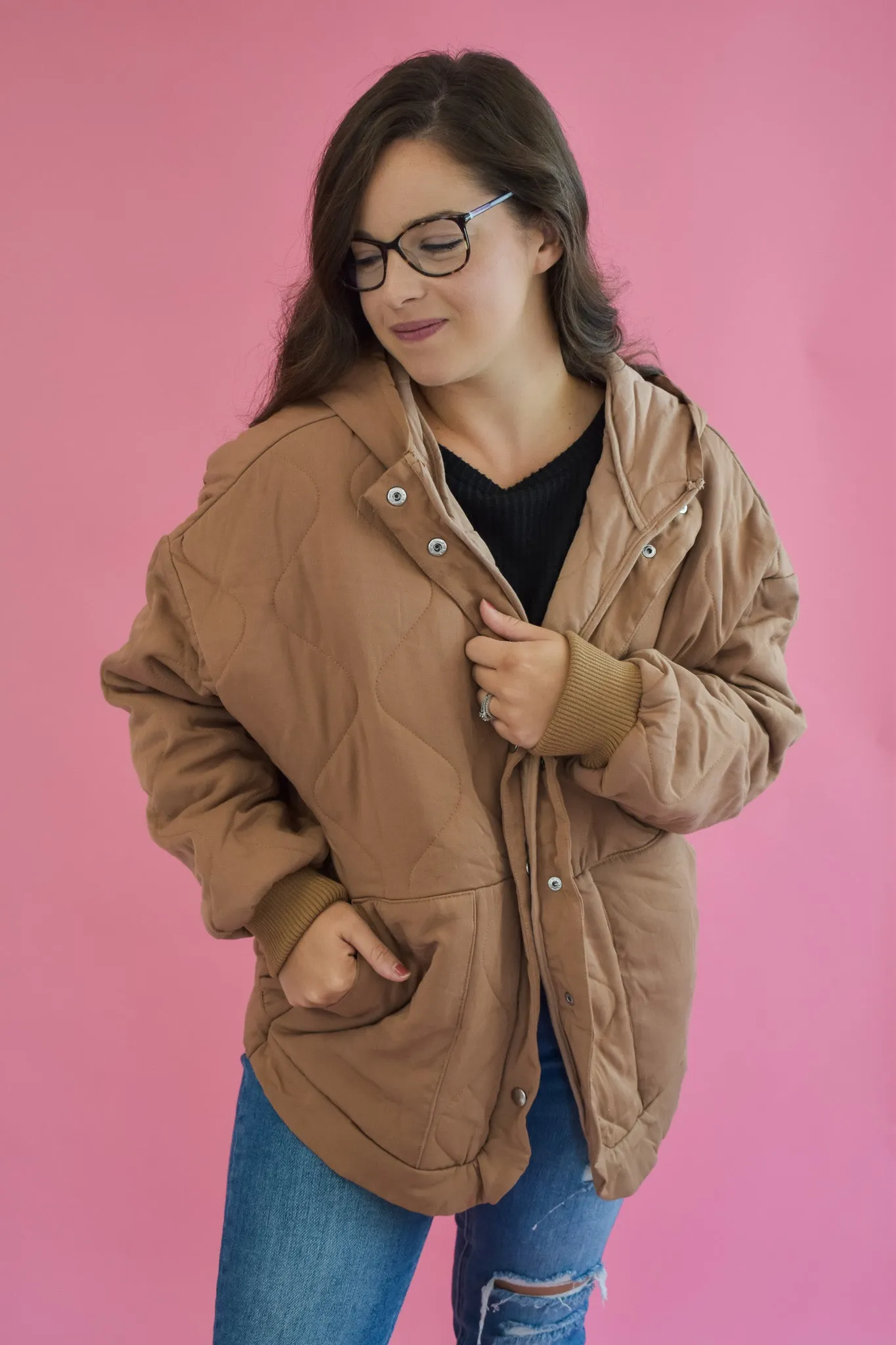 Fireside Oversized Quilted Jacket