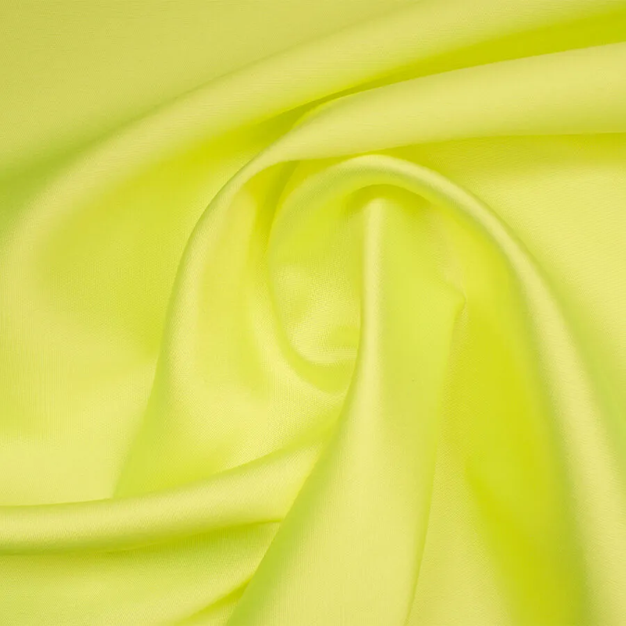 Fluorescent Yellow Silk Blend Mikado