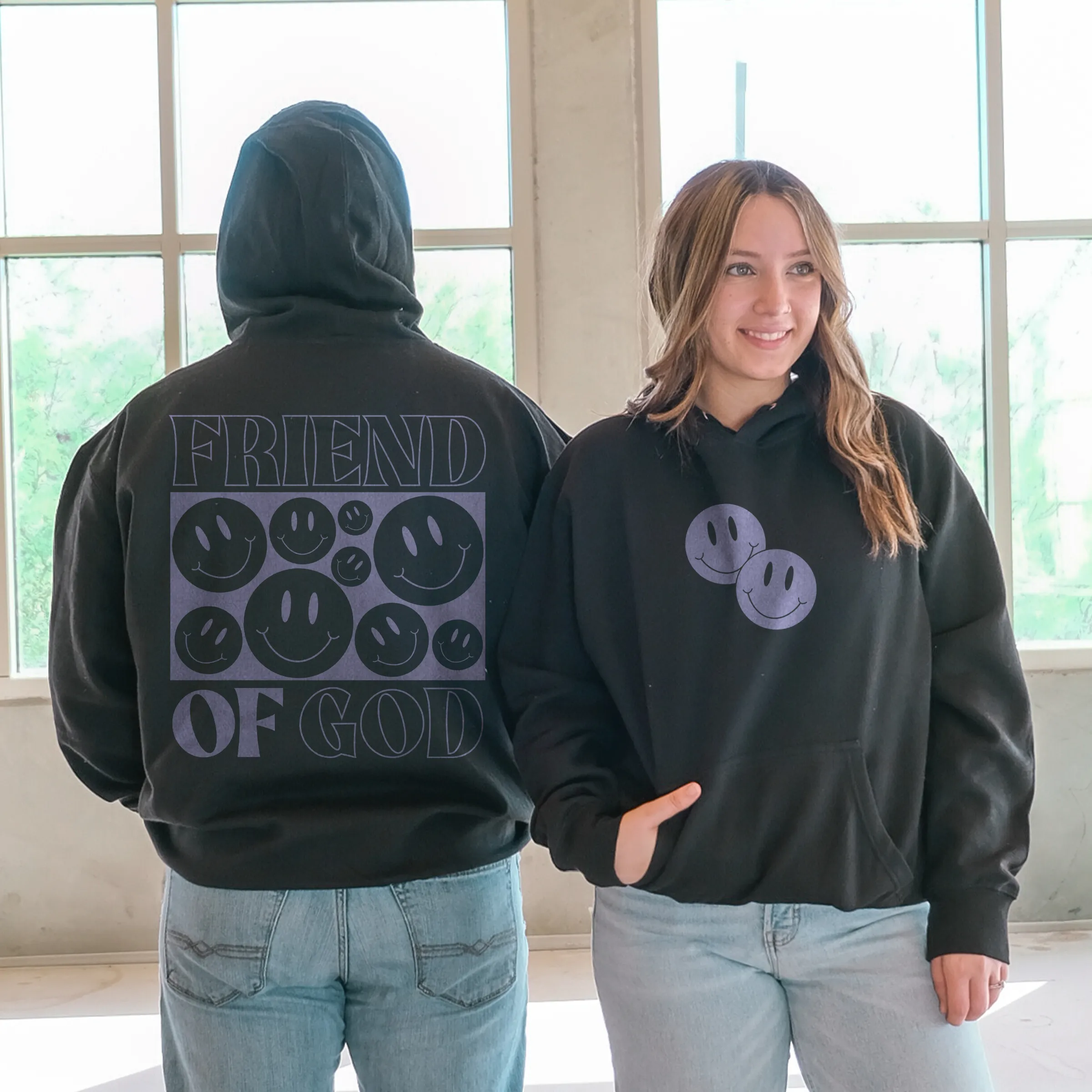 Friend of God Pullover Hoodie - Black