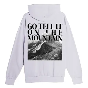 Go Tell It On The Mountain Pullover Hoodie - Lunar Rock