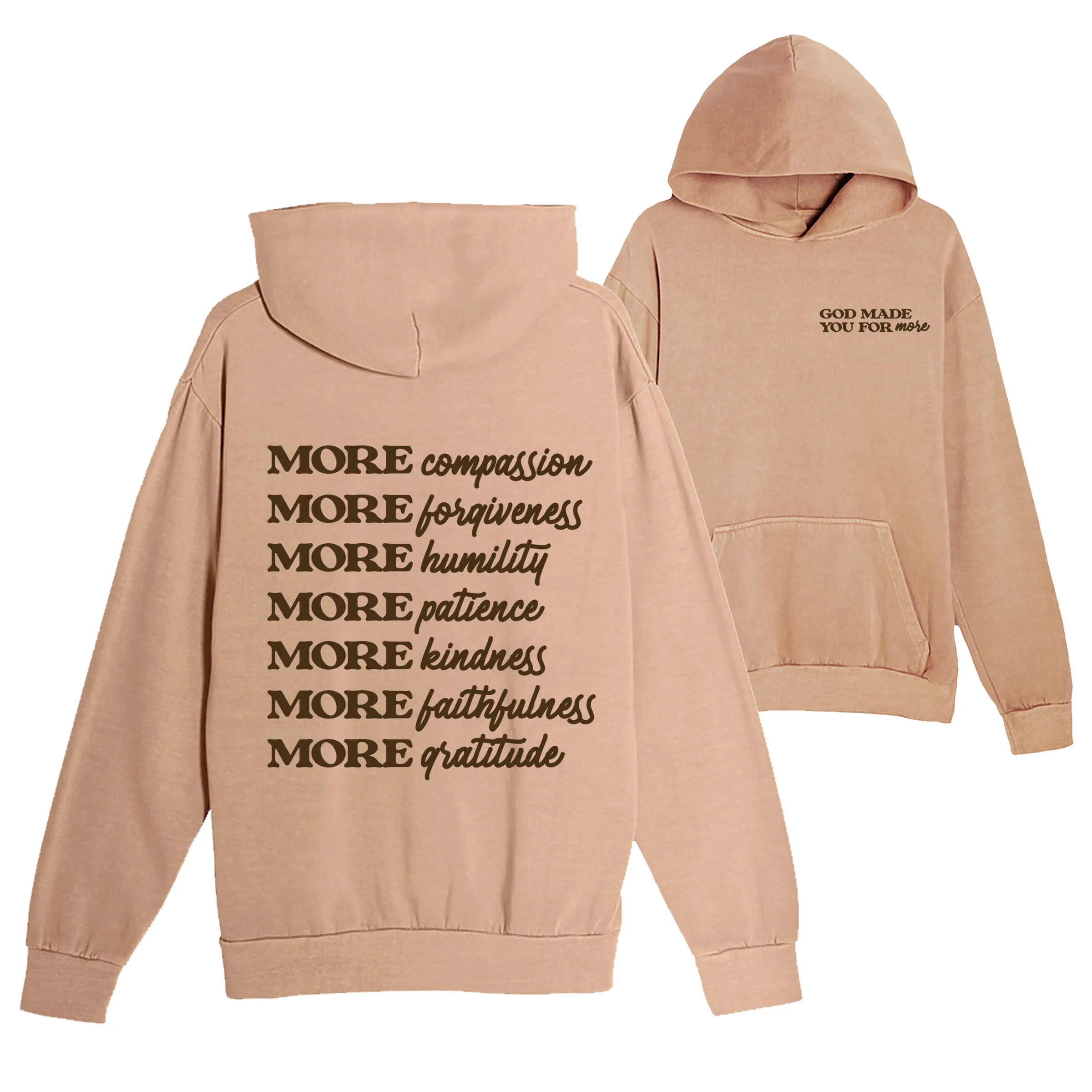 God Made You For More Pullover Hoodie