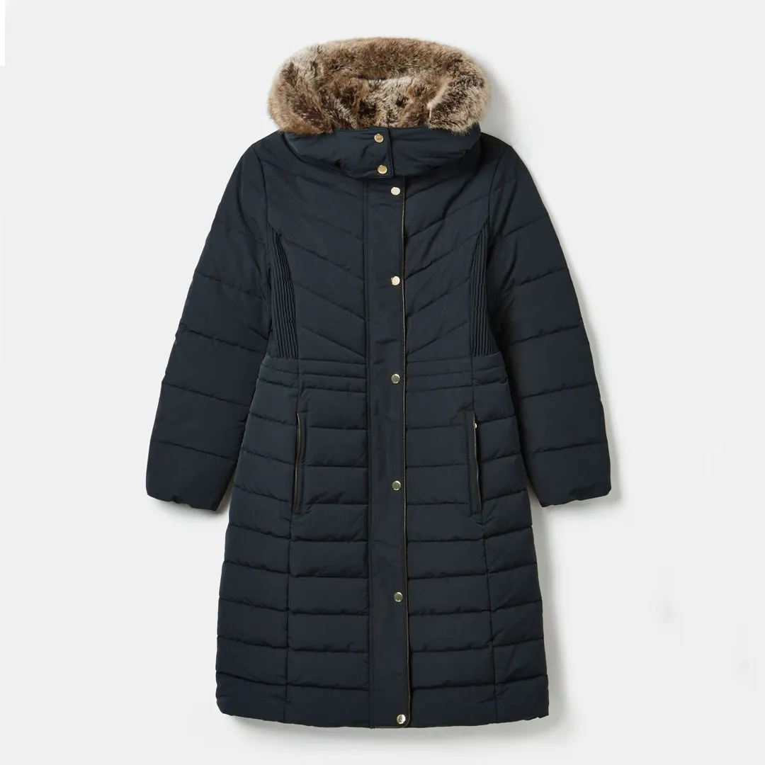 Joules Ladies Cherington Long Padded Coat