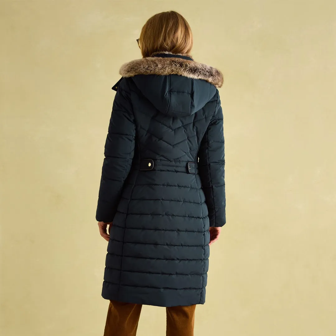 Joules Ladies Cherington Long Padded Coat