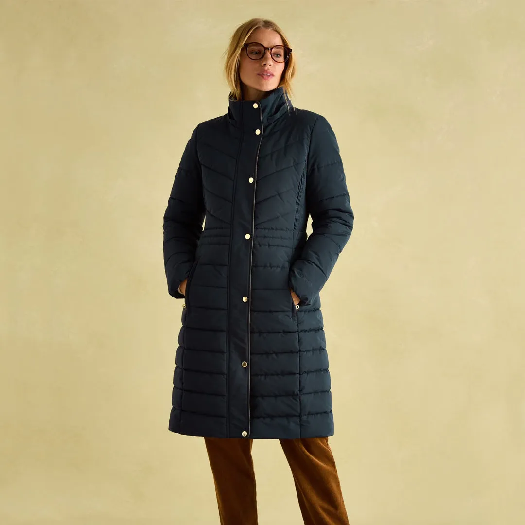 Joules Ladies Cherington Long Padded Coat