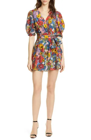 Kerri Wrap Dress - Colorful Blossom