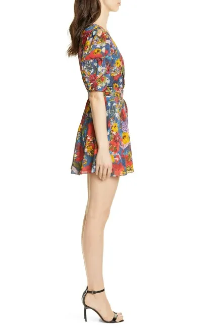 Kerri Wrap Dress - Colorful Blossom