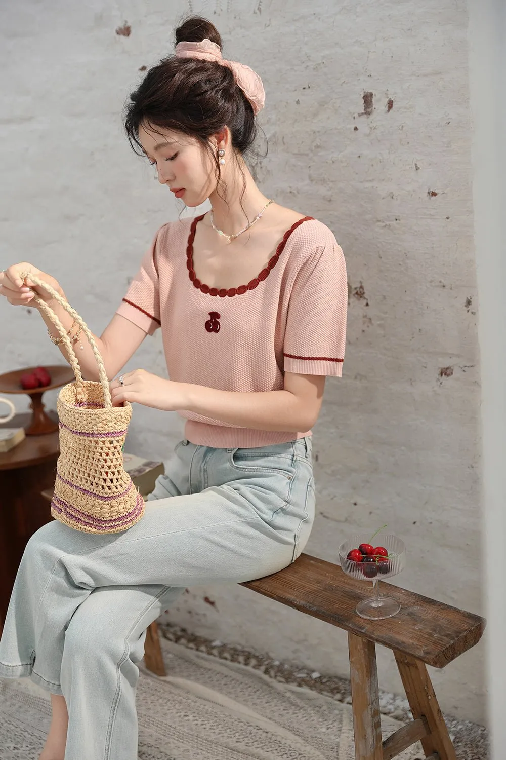 Knit T-shirt for Women