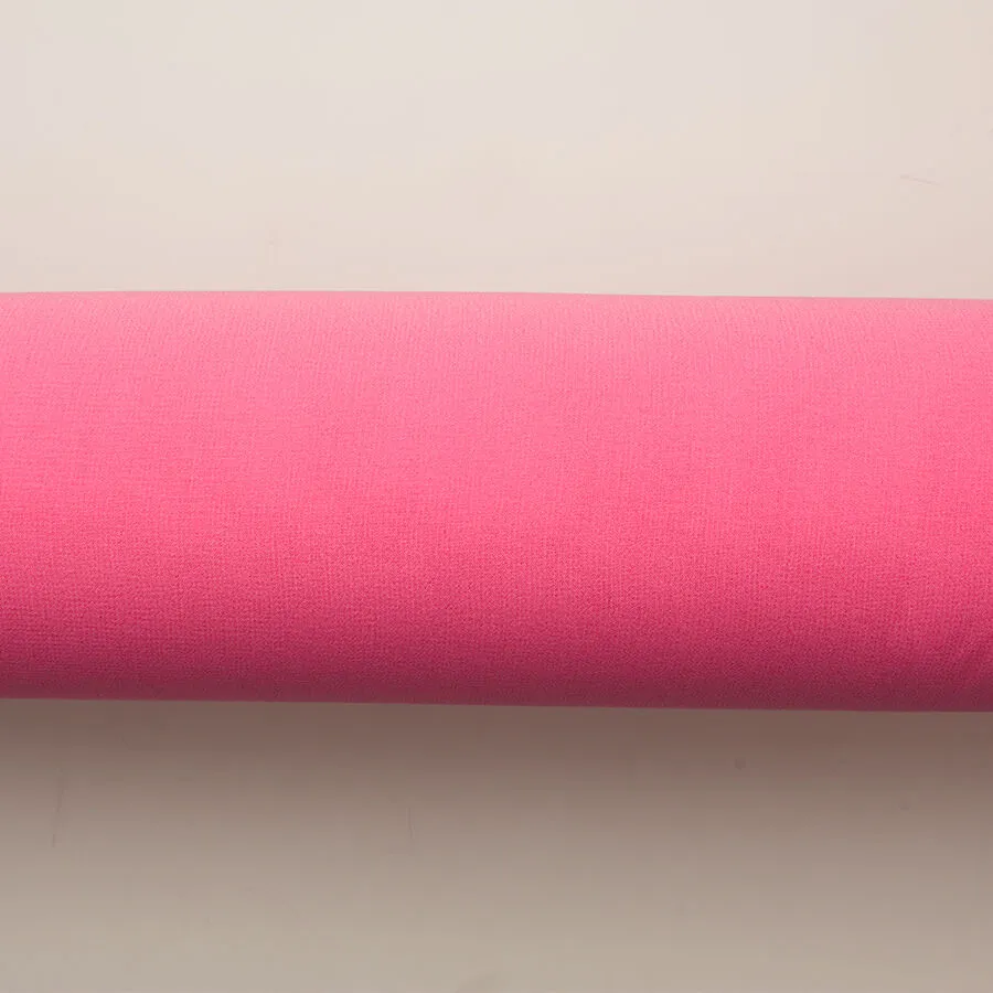 Light Bubble Gum Pink Silk Georgette