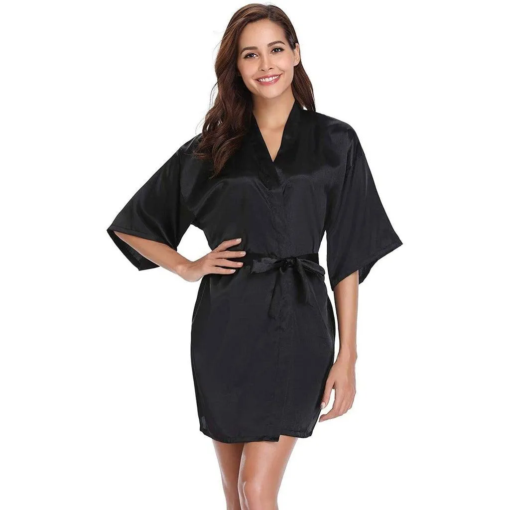 Luxury Comfortable Silk Robe For Women 100% Mulberry Silk Nightwear Bathrobe