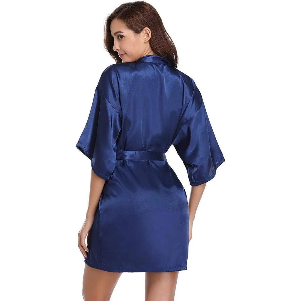 Luxury Comfortable Silk Robe For Women 100% Mulberry Silk Nightwear Bathrobe