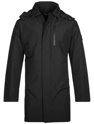 Padded Car Coat Black