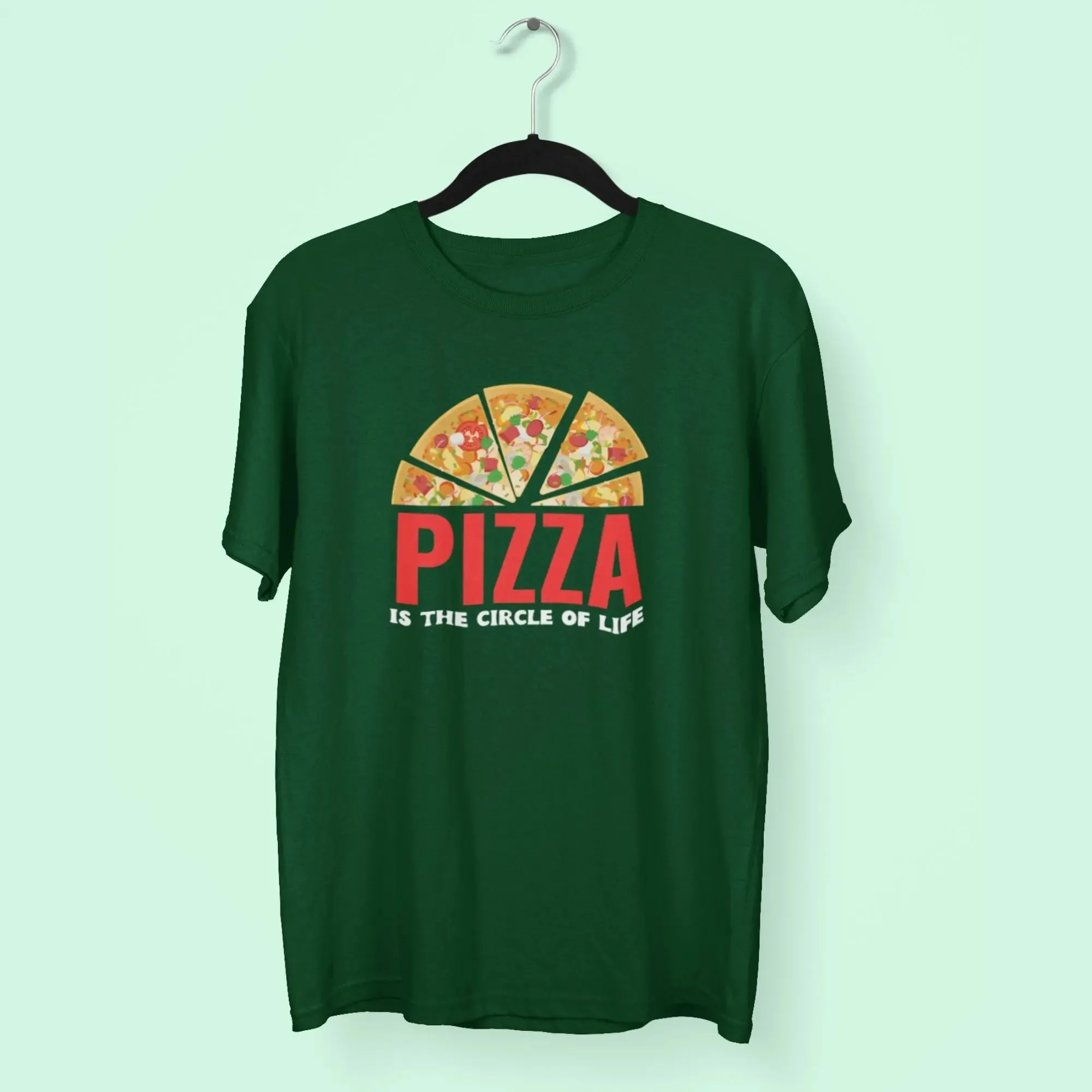 Pizza Round Neck Half Sleeve Classic T-Shirt