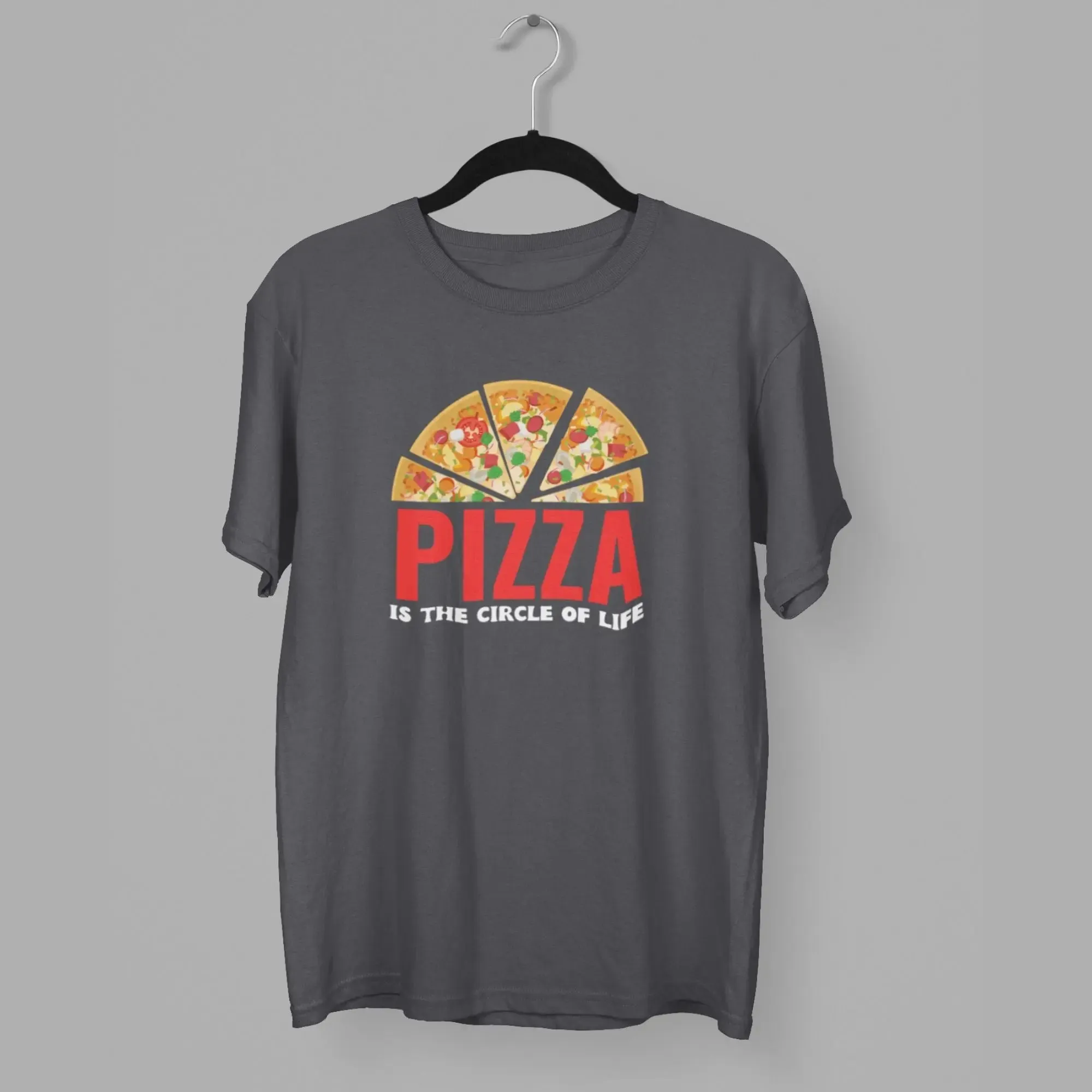 Pizza Round Neck Half Sleeve Classic T-Shirt