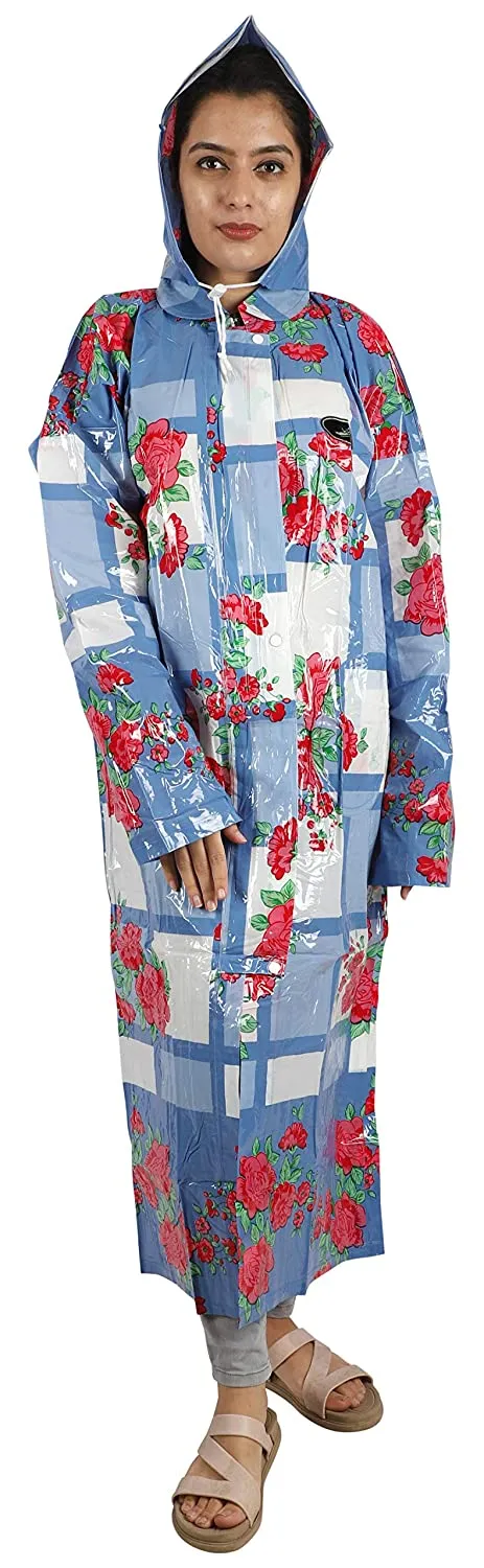 Romano nx Waterproof Lovely Printed Rain Overcoat for Women