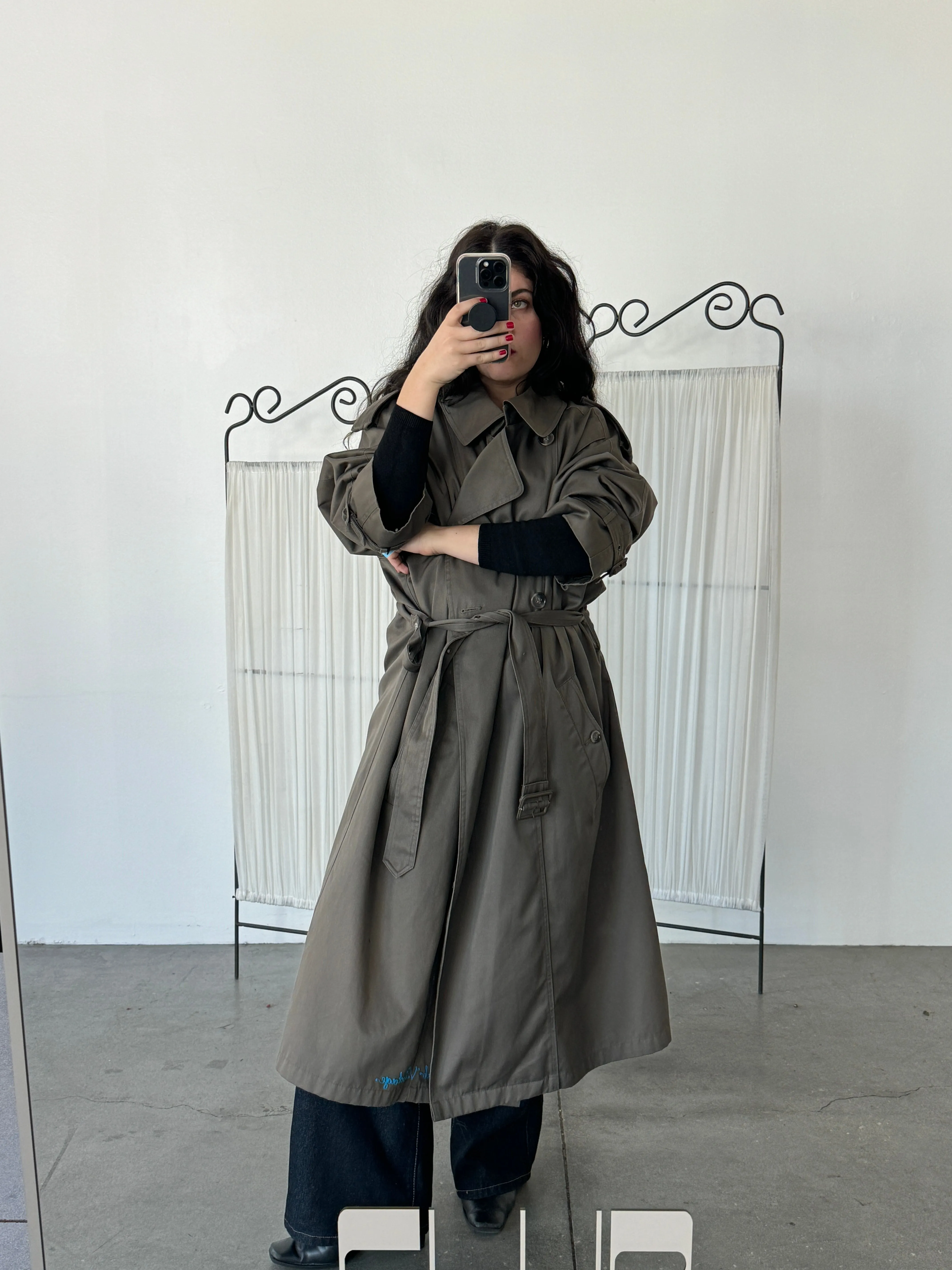 Saie Trench 8 Gray