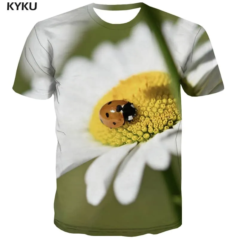 shirt insect t shirt 3D plant men Casual beautiful art costume