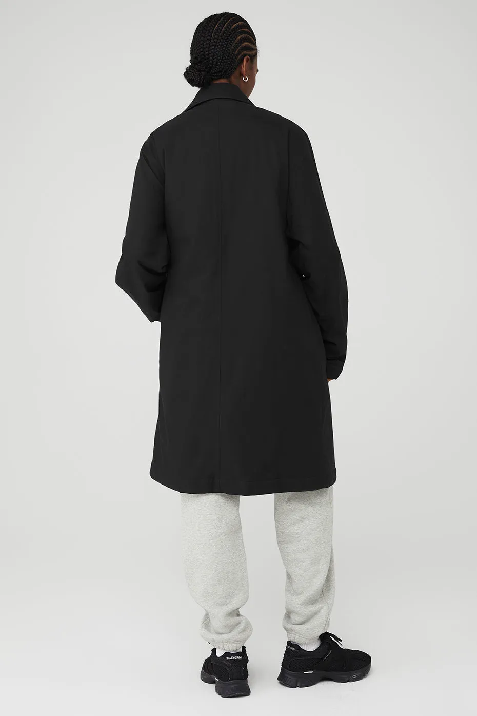 Signature Overcoat - Black