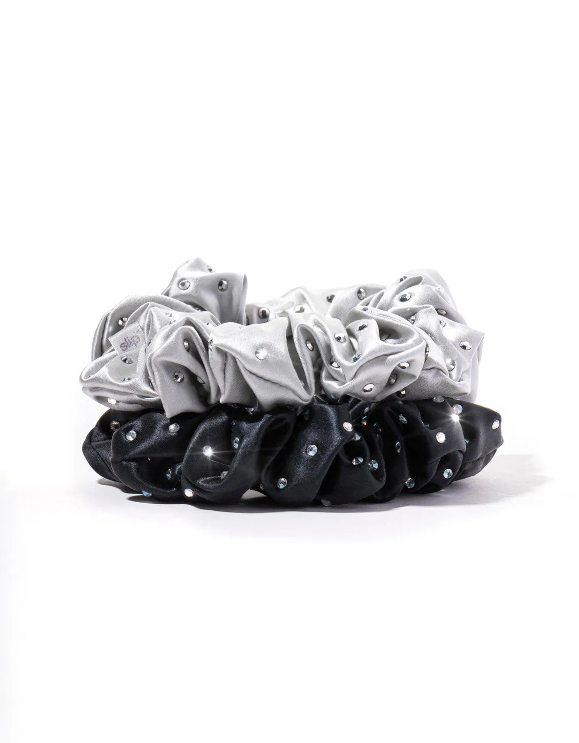 Slip Crystal Scrunchie Set - Moonlight