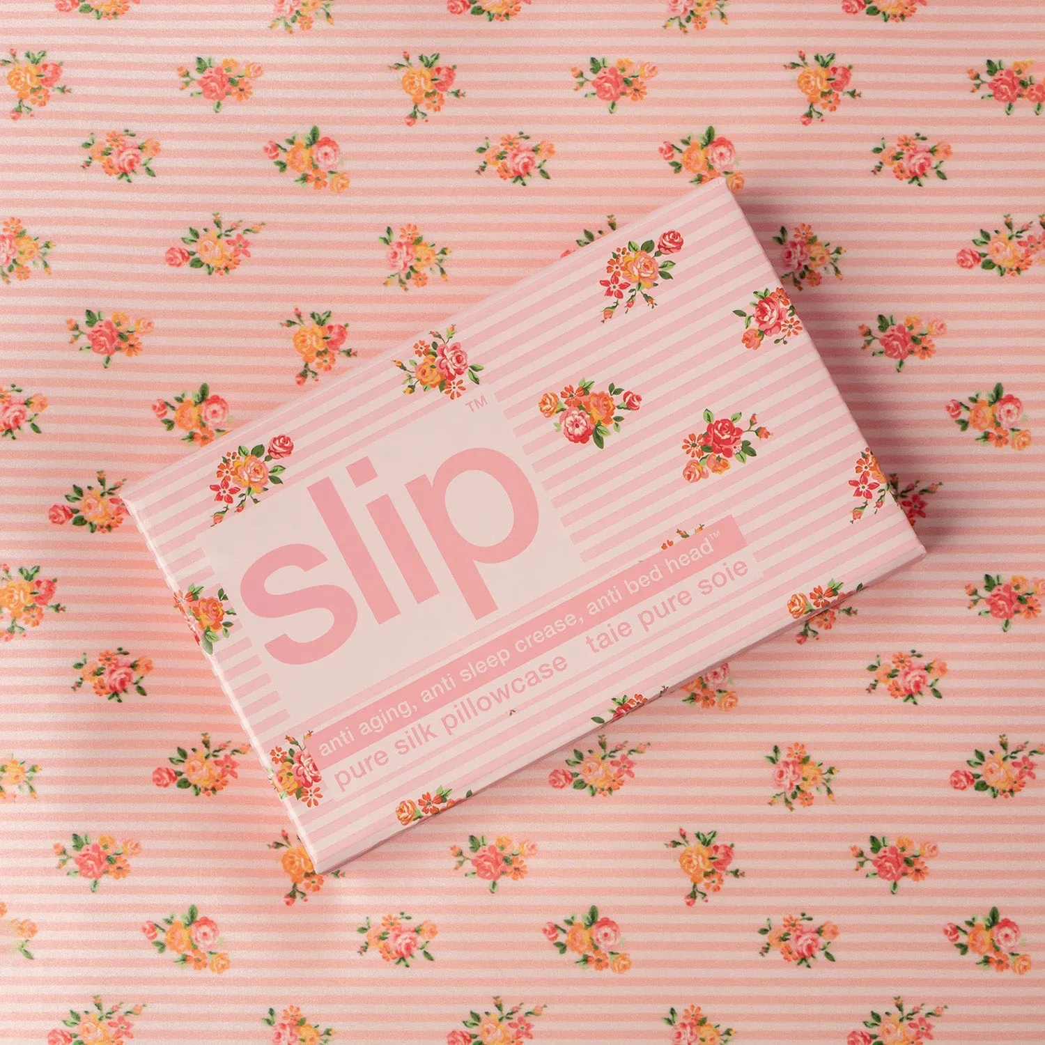 Slip silk pillowcase - Petal