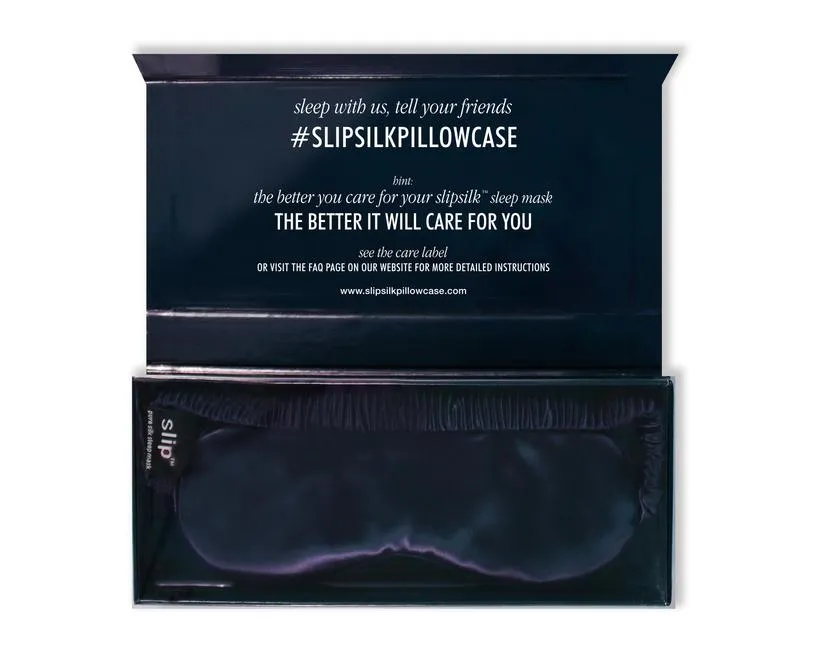 Slip silk sleep mask - Navy