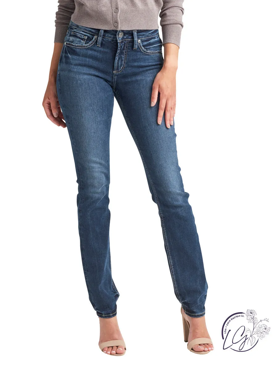 Suki Mid-Rise Straight by Silver Jeans