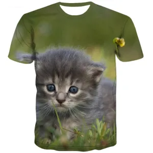 t shirt kitten clothing cat art costume men pet Cool