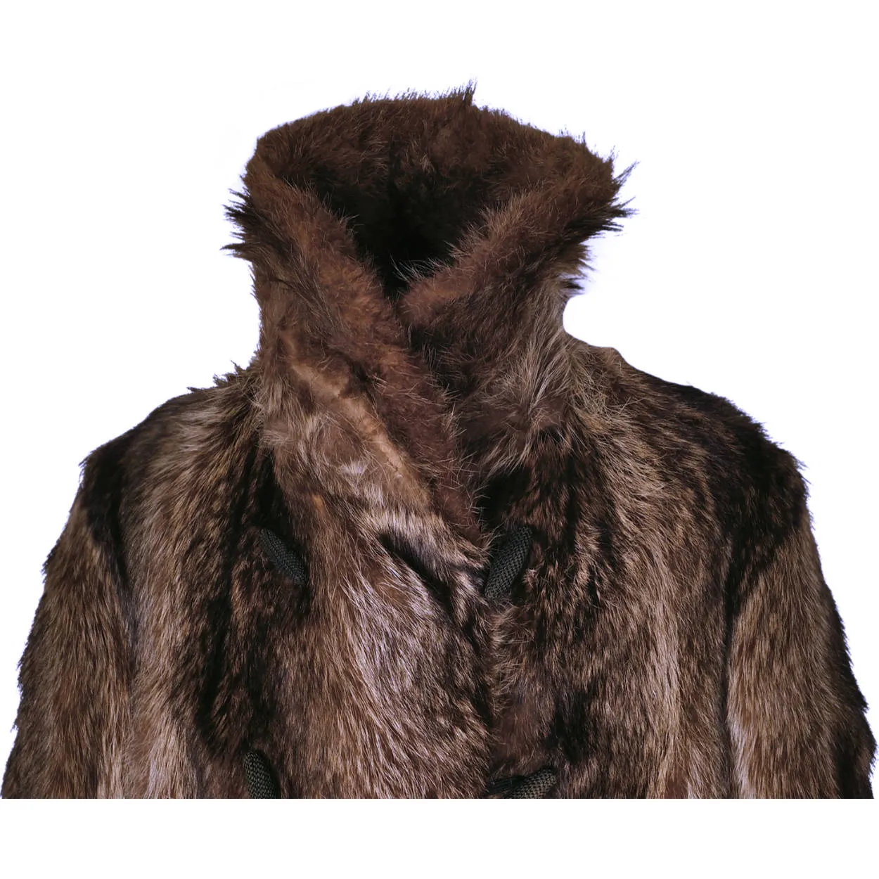 Vintage 1920s Mens Raccoon Fur Coat Ivy League Football Fan