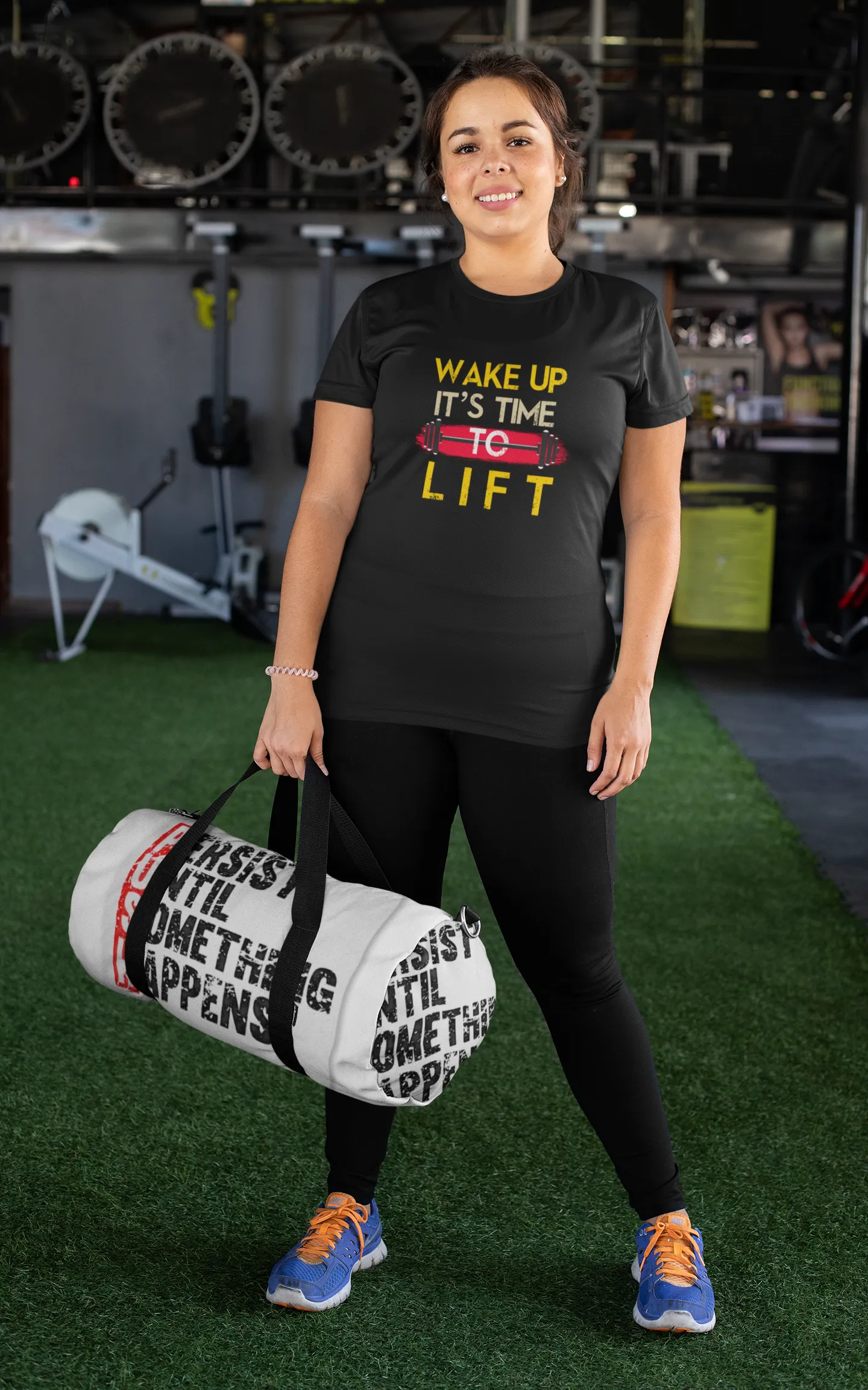 WAKE UP IT'S TIME TOO LIFT  HALF-SLEEVE T-SHIRT