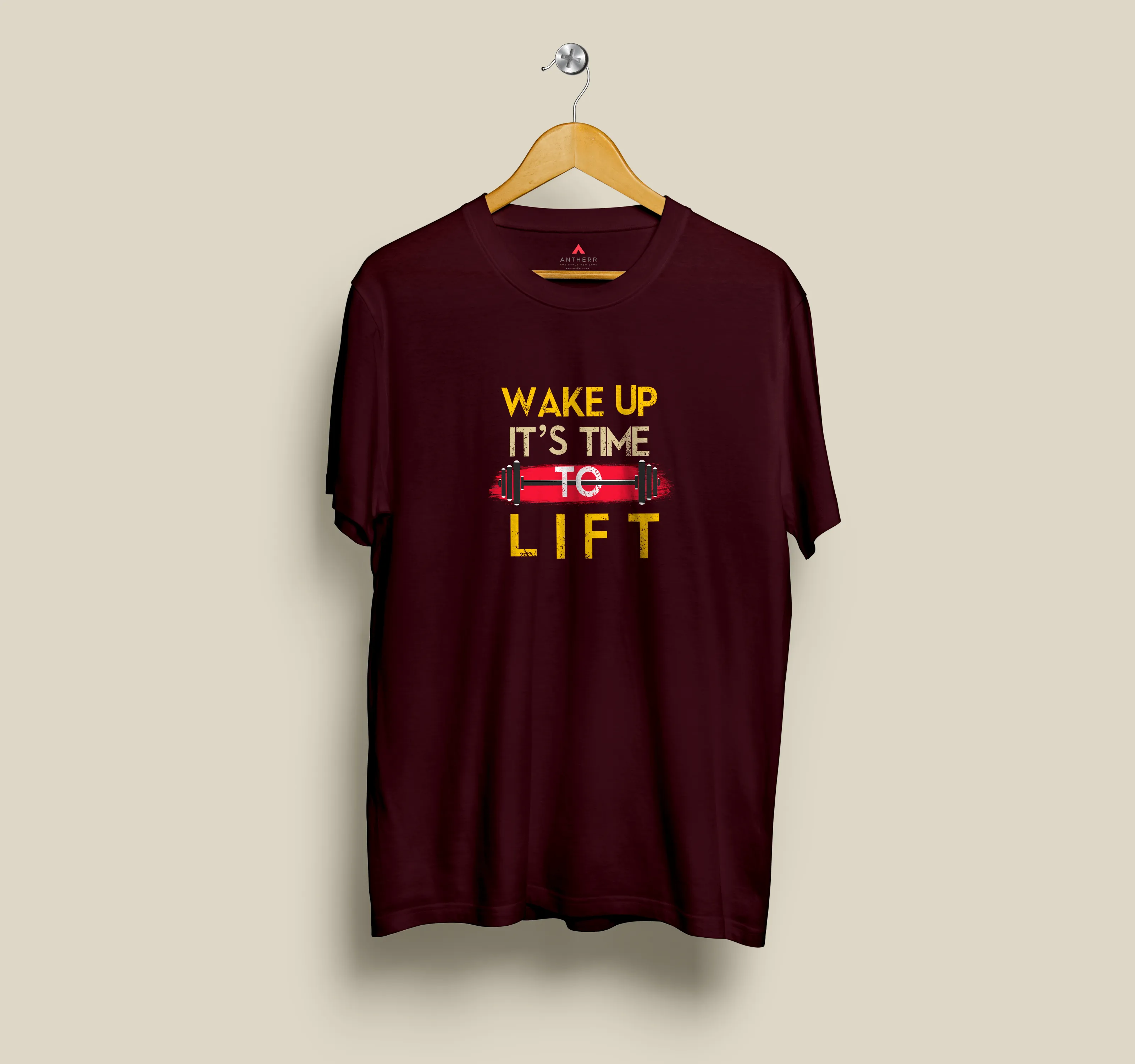 WAKE UP IT'S TIME TOO LIFT  HALF-SLEEVE T-SHIRT