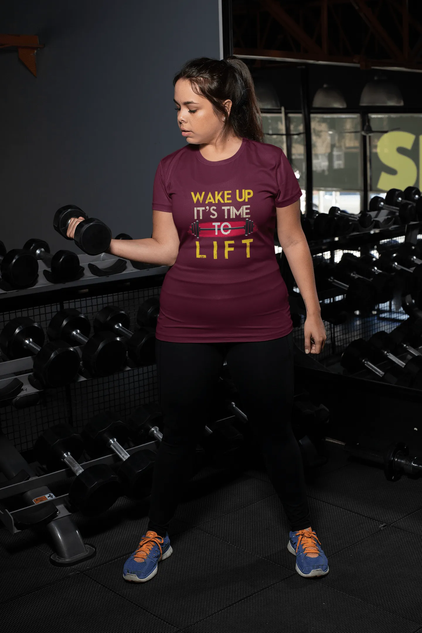 WAKE UP IT'S TIME TOO LIFT  HALF-SLEEVE T-SHIRT