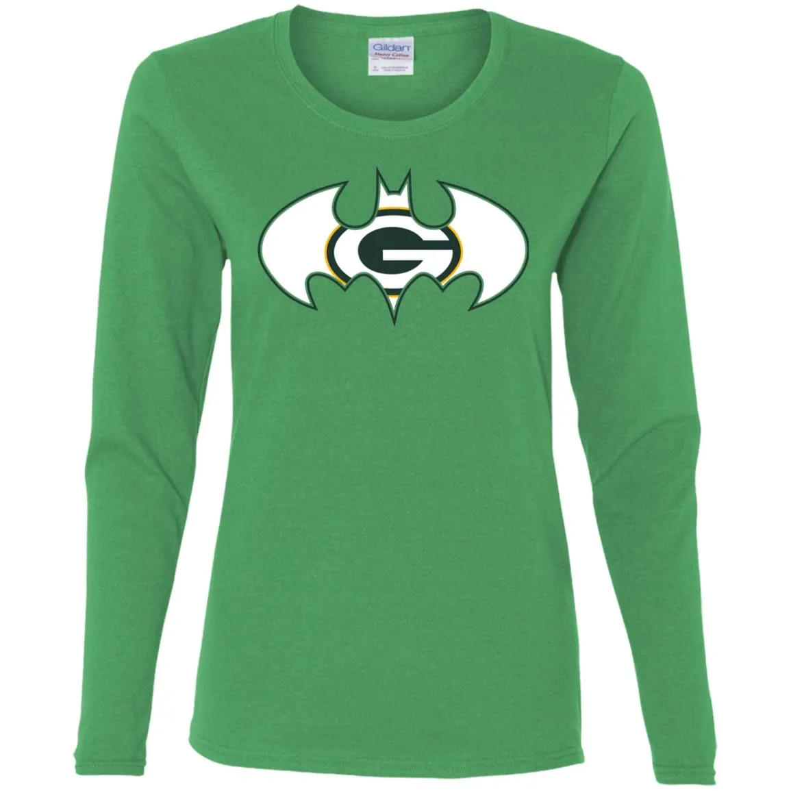 We Are The Green Bay Packers Batman Nfl Mashup Women Long Sleeve Shirt